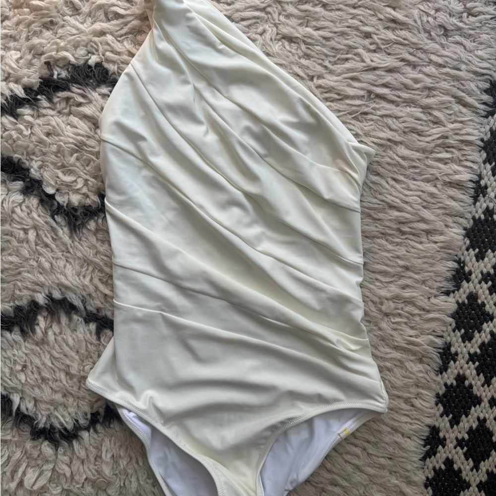 Summersalt White One-Shoulder Swimsuit - Picture 4 of 6